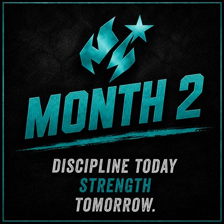 Month 2: Discipline today, strength tomorrow.