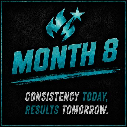 Month 8: Consistency today, results tomorrow.